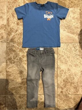 Blippi Officially Licensed T-Shirt with Old Navy Jeans